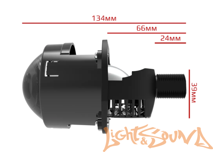 Бидиодная линза NTS AUTO BI-LED BEID 2.5", 12V, 6300К, 1шт