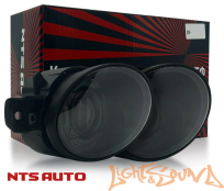  Светодиодные линзы ПТФ NTS AUTO NISSAN, ближний/дальний свет,белая,12-24V,30-35W,6500K (2шт)