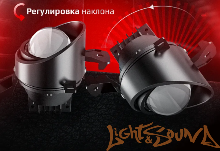 Светодиодные ПТФ NTS AUTO BMW E70,E71,E81,E82,E83,E84,E87,E88  3",ближн.свет,12-24V,33W,6500K (2 шт)