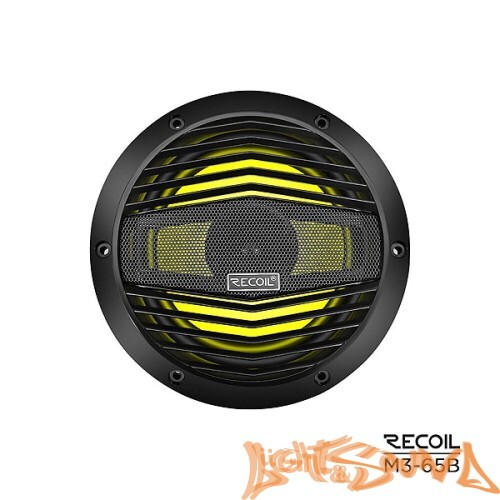 Recoil M3-65B Marine 6.5" (16,5 см), 2-полосная коаксиальная акустическая система для катера,чёрные