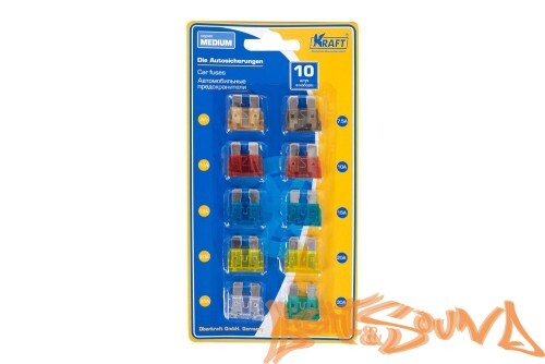 Предохранитель KRAFT 15A, флажковый мини KT870012, 1шт