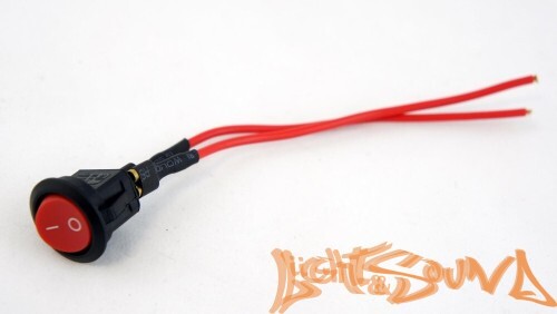 Красная круглая кнопка