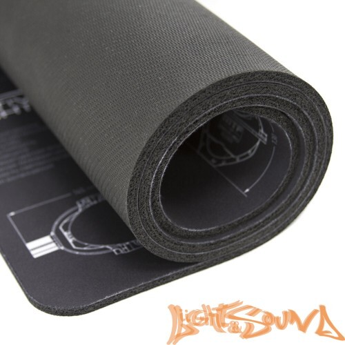 MTF light коврик черный BiLED для верстака, мягкий, 90x40cm