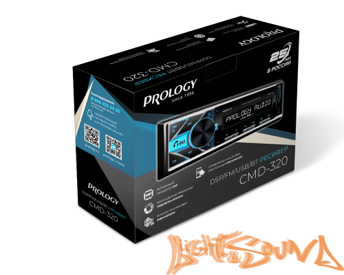 Prology CMD-320 4 х 55 Вт, FM/USB/BT ресивер с DSP процессором