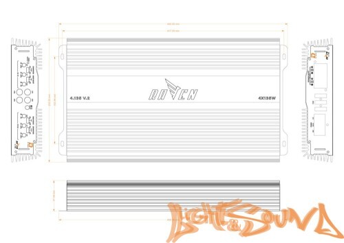 DL Audio Raven 4.135 V.2 усилитель мощности 4-х канальный