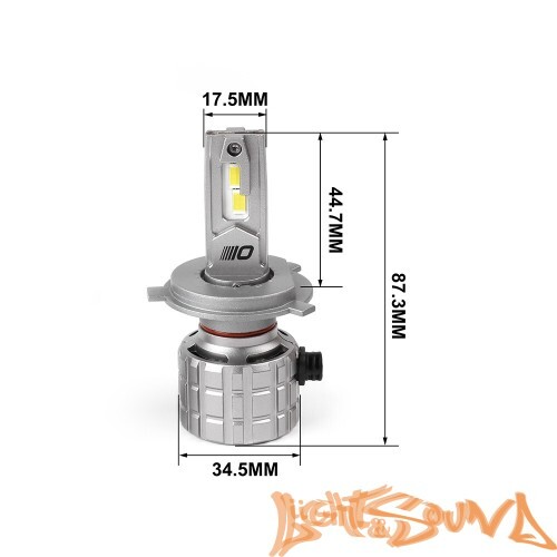 Optima Premium LED ПРОСПЕКТ H4, 80W, 12-24V, 5000K, 8000Lm (2шт)