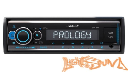 Prology CMX-240 4 х 55 Вт, FM / USB ресивер с Bluetooth