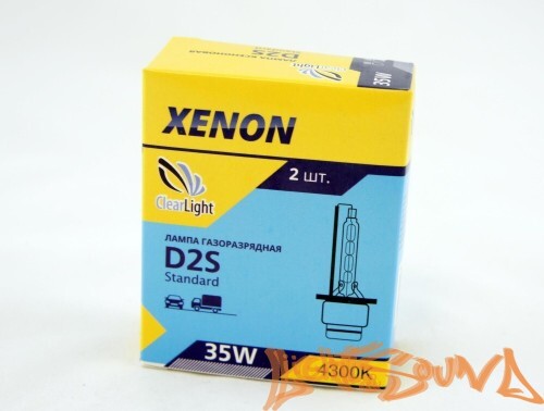 Ксеноновая лампа Clearlight  D2S 4300 K, 1шт