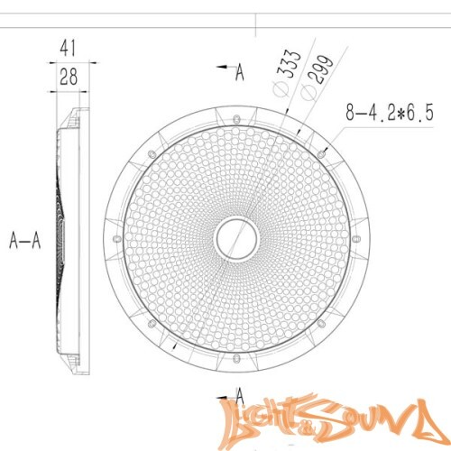 Защитная сетка для сабвуфера 12" Recoil SG-12, 1 шт