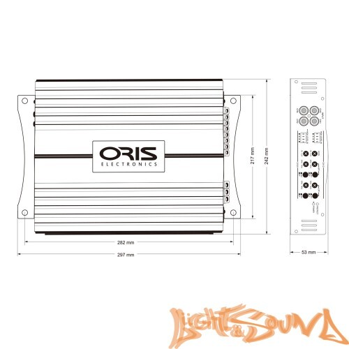 Oris Electronics JBA-4.75 Усилитель мощности 4-хканальный