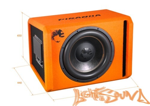 DL Audio Piranha 15A V.2 Orange активный сабвуфер