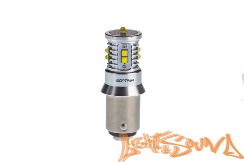 Optima MINI P21/5W, CAN, CREE XB-D*10, 5500K, 50W, 12V (BaY15D), двухконтактная, 1шт