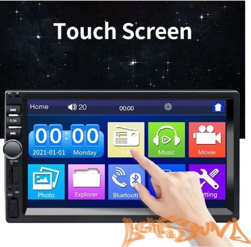 HIPPCRON 7018B 2din  USB/MP3/SD/FM/Bluetooth, 7дюймов