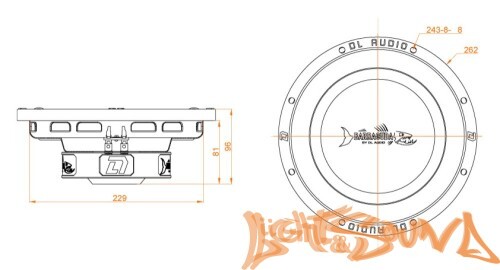 DL Audio Barracuda 10 Flat сабвуфер