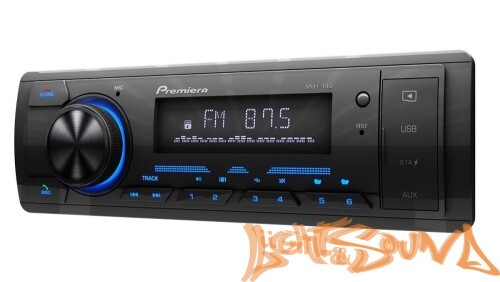 Premiera MVH-140 4 х 55 Вт, FM / USB ресивер с Bluetooth (синяя подсветка)