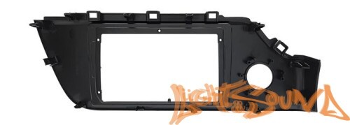 Переходная рамка для Kia Rio 2020+ MFB дисплея (с кнопкой) черный глянец