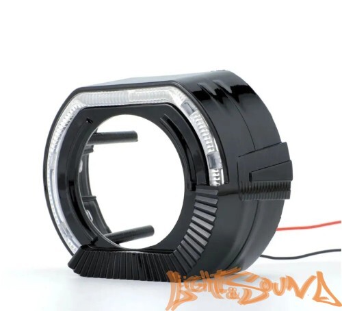 Бленда 3,0 дюйма LED ZX-009 Black (Белый/Оранжевый) 1шт