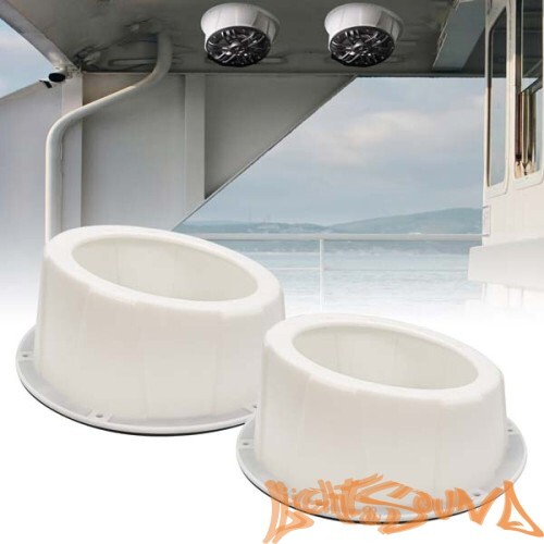 Подиумы пластиковые Recoil USP65W 6,5" (16см), белые, 2шт