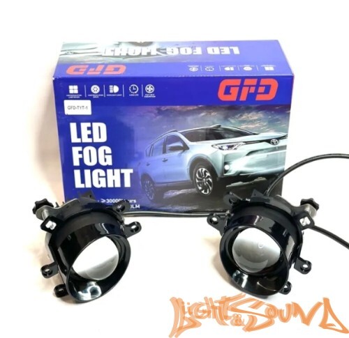 Светодиодная линза для ПТФ GFD TYT-1 TOYOTA ближний, 2шт
