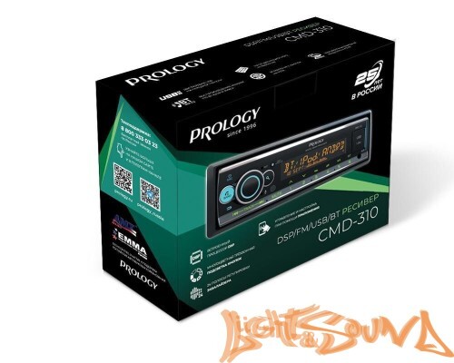 Prology CMD-310 4 х 55 Вт, FM/USB/BT ресивер с DSP процессором