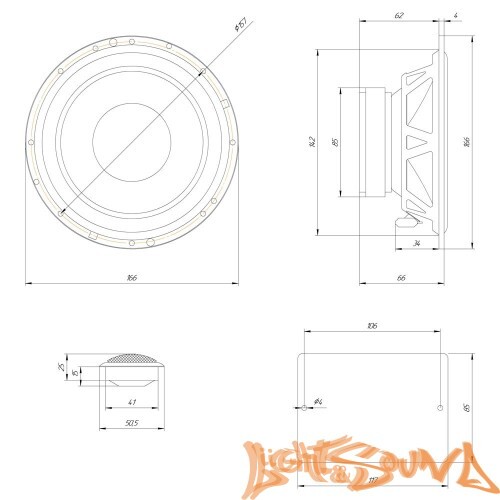 Oris Electronics Type 2 6.5" (16.5 см) 2-полосная компонентная акустическая система