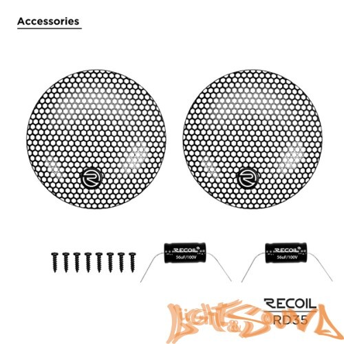 Recoil RD35 3.5" (9 см) среднечастотные динамики (комплект)