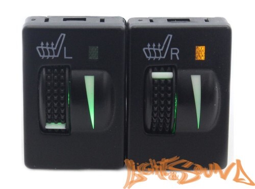 Комлект подогрева двух сидений с раздельными кнопками для Toyota, Mitsubishi 2019+ ZG8 (тип3)