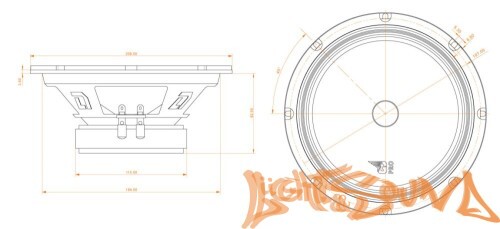 DL Audio Gryphon Pro 200 среднечастотные динамики (комплект)