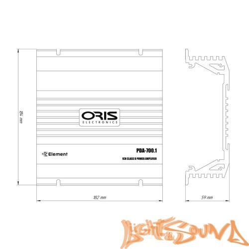 Oris Electronics PDA-1.700 Усилитель мощности 1-канальный