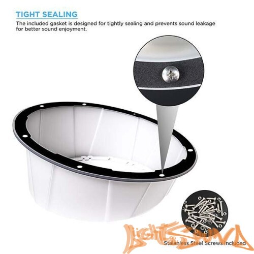 Подиумы пластиковые Recoil USP8W 8" (20см), белые, 2шт