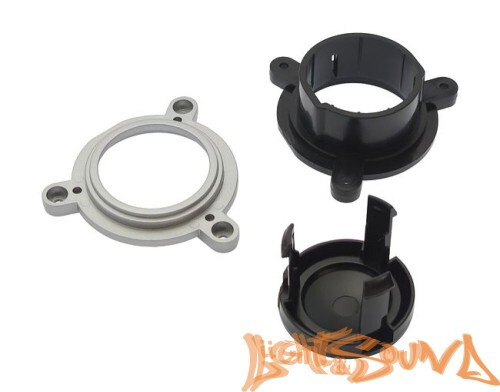 Переходная рамка для Kia Rio 2020+ MFB дисплея (с кнопкой) черный глянец