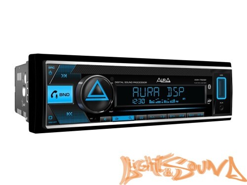 Aura AMH-76DSP USB-ресивер, 4х51w, USB (1.2A)/FM/AUX/BT,3RCA,DSP 2/3way, D-SWC, RGB-подсветка