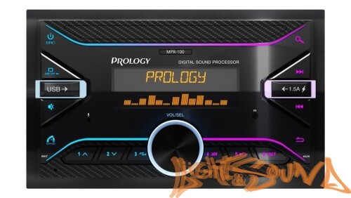 Prology MPR-100 2din FM/USB/BT ресивер с DSP процессором