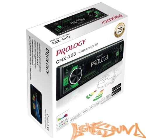 Prology CMX-235 4 х 55 Вт, FM / USB ресивер с Bluetooth и парковочной системой