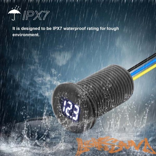 Recoil MDV Marine Универсальный вольтметр, водонепроницаемый