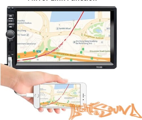HIPPCRON 7018B 2din  USB/MP3/SD/FM/Bluetooth, 7дюймов