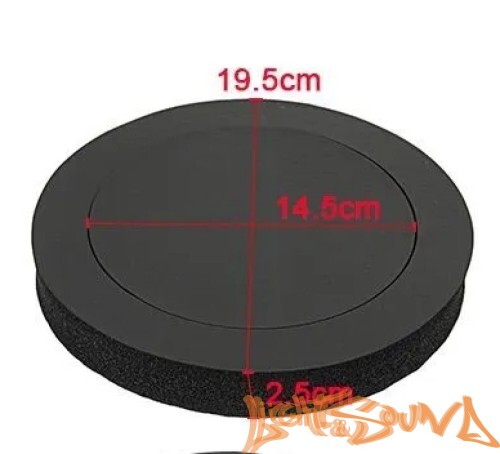 Шумоизоляция для динамиков (19,5смх14,5смх2,5см), 1шт