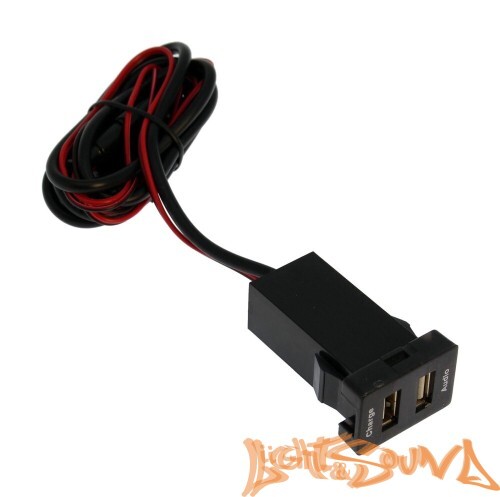 USB разъём в штатную заглушку для Toyota 2009-2021, Mitsubishi 2019+