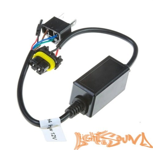 Провод питания X H4 Hi/Low герметичный 12V, 1шт