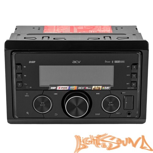 ACV ADX-211BM DSP 2DIN 4х50 FM/USB/AUX/Bluetooth/Flac 3RCA