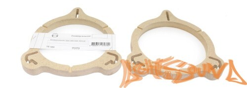 Проставочное кольцо  POD 6.5 Toyota/Nissan (МДФ) 6,5", 2шт