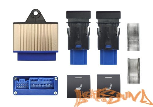 Комлект подогрева двух сидений 2 кнопки для Toyota 2018+ ZG9