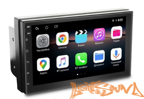 HIPPCRON AZJ-72 2din  4x50Bт USB/MP3/FM/Wi-Fi/Bluetooth, память 2/32гб 7дюймов