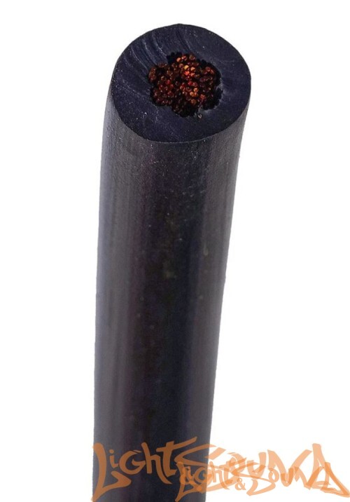 ККЗ КГТП-ХЛ Кабель силовой, чёрный, 1х16мм2, 50м в катушке