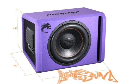 DL Audio Piranha 15A V.2 Purple активный сабвуфер