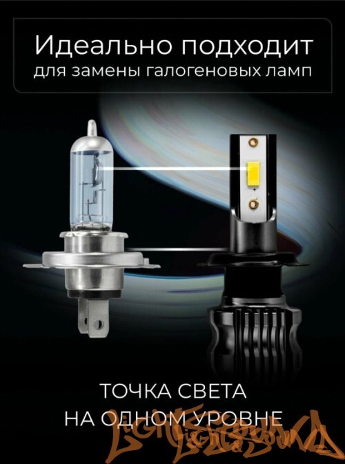 Clearlight LED Type X5 H11 4000lm, 4300k (2 шт)