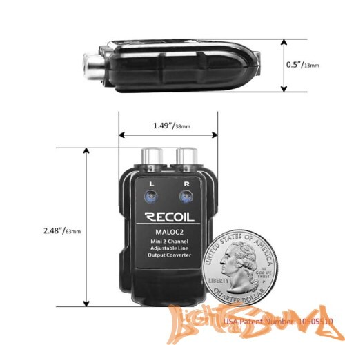 Recoil MALOC2 2-канальный преобразователь линейного выхода