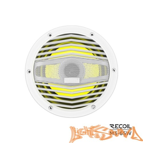 Recoil M3-65W Marine 6.5" (16,5 см), 2-полосная коаксиальная акустическая система для катера, белые