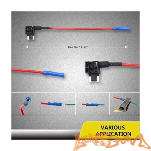Разветвитель штатного предохранителя Mini ACN Recoil FT3-10 (10A,20A)