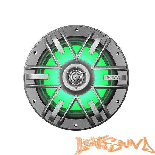 Recoil M1-65 Marine 6.5" (16,5 см), 2-полосная коаксиальная акустическая система для катера, серые